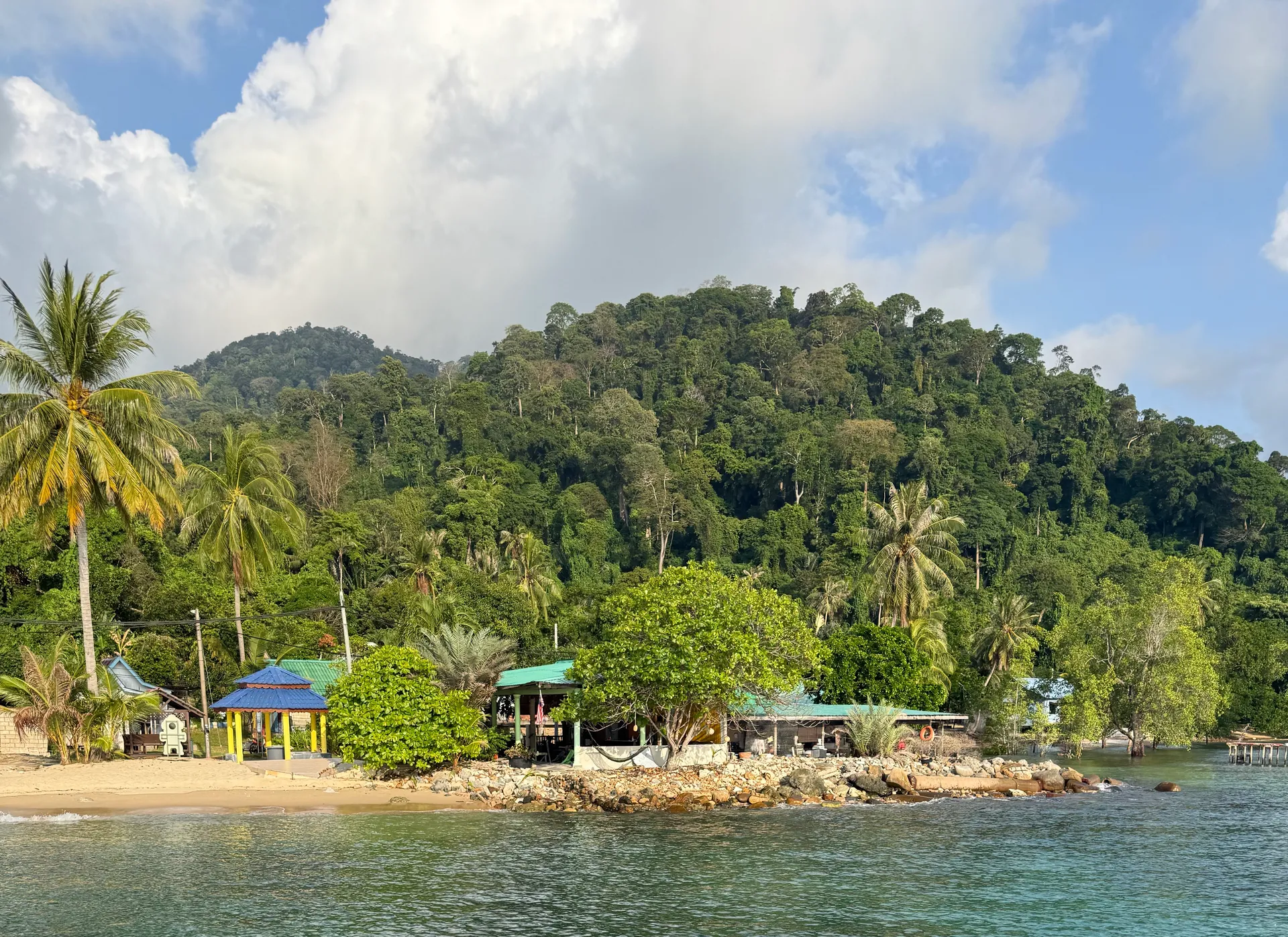 Arriving at Tioman