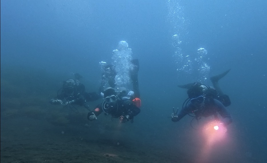 Picture of Lucas Jon and I diving